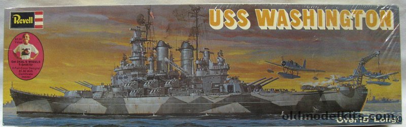 Revell 1/570 USS Washington BB-56, H401-250 plastic model kit